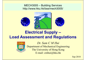 Electrical Supply Load Assessment and