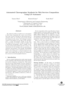 Automated Choreographer Synthesis for Web Services Composition