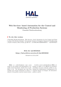 Web Services- based Automation for the Control and Monitoring of