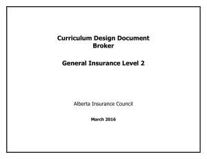 Curriculum Design Document General Level 2 – 2016