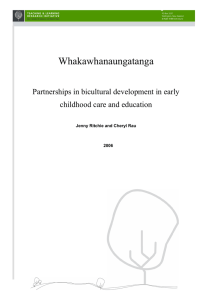 Whakawhanaungatanga: Partnerships in bicultural development in