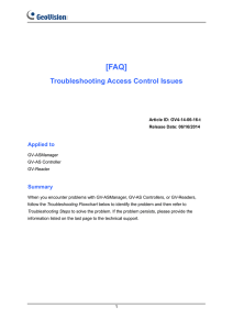 Troubleshooting Access Control Issues