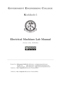 Government Engineering College Kozhikode-5 Electrical