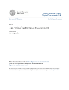 The Perils of Performance Measurement