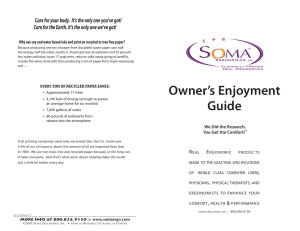 Owner`s Enjoyment Guide