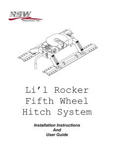 Li`l Rocker Fifth Wheel Hitch System - AL-KO