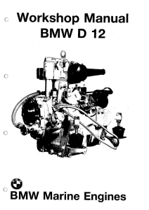 Workshop BMWD Manual 12 BMW .Marine Engines