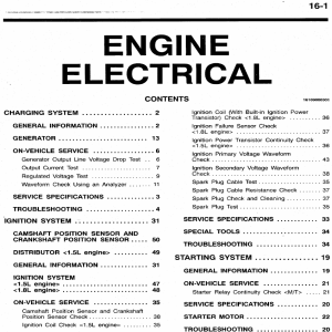 engine electrical - Mirage Performance Online