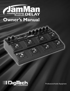 JamMan® Delay - HARMAN Professional Solutions