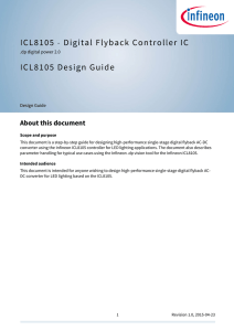 Infineon ICL8105 Design Guide