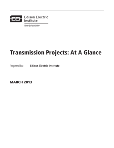 Transmission Projects: At A Glance