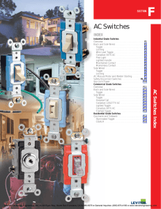 AC Switches - Steven Engineering