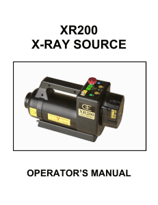 xr200 x-ray source - Golden Engineering