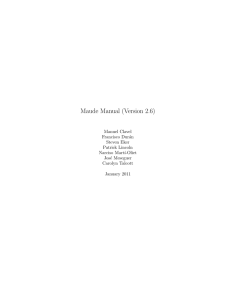 Maude Manual (Version 2.6)
