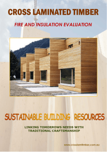 BS Fire and insulation - Cross Laminated Timber / CLT Home