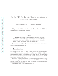 On the CLT for discrete Fourier transforms of functional time series