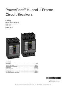 PowerPact H- and J-Frame Circuit Breakers - Barr