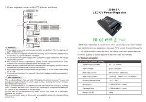 LT-3060-8A power repeater