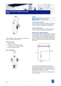 Blue ID Power injection module