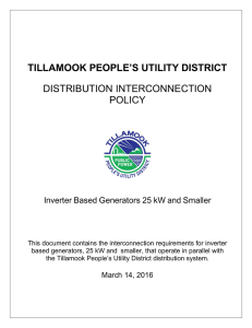 Interconnection-25KW and Less