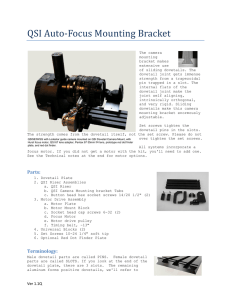 QSI Auto-Focus Mounting Bracket