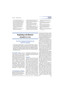 REVIEWS Regulating actin-filament dynamics in vivo