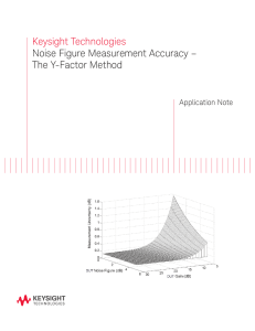 Keysight Noise Figure Measurement Accuracy – The Y