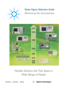 Noise Figure Selection Guide