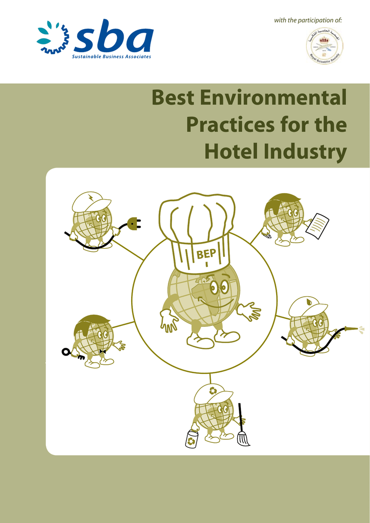 environmentally sustainable practices in the hospitality industry