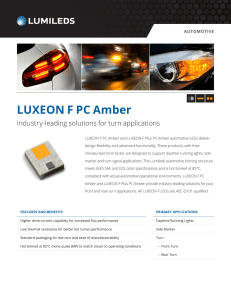 LUXEON F PC Amber