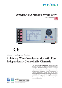 WAVEFORM GENERATOR 7075