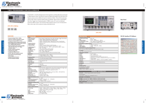 SIGNAL SOURCES SIGNAL SOURCES 15MHz PROGRAMMABLE