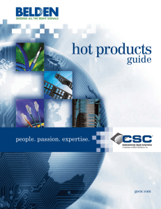 Belden Hot Products Guide