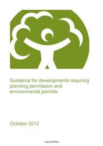 Guidance for developments requiring planning permission