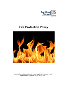 Fire Protection Policy