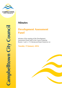 Development Assessment Panel Minutes