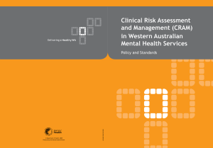 Clinical risk assessment and management (Cram)