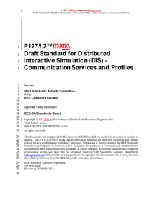 IEEE Standards - draft standard template