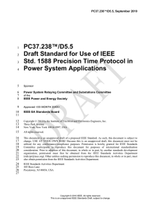 PC37.238™/D5.5 Draft Standard for Use of IEEE Std. 1588