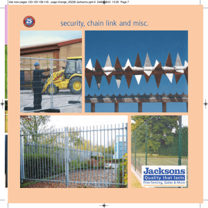 Security Chain Link Brochure
