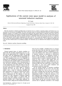 Applications of the current state space model in analyses of