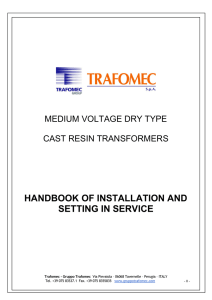 Transformátory TRAFOMEC: Preprava, instalácia, uvedenie do
