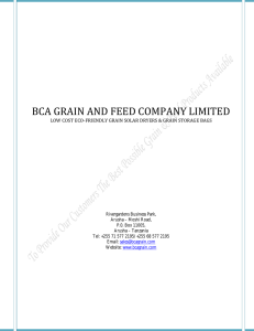 BCA GRAIN AND FEED COMPANY LIMITED