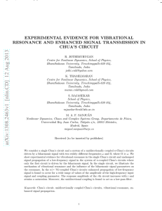 Experimental evidence for vibrational resonance and enhanced