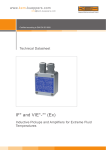 IF* and VIE*-** (Ex) - KEM Küppers Elektromechanik GmbH