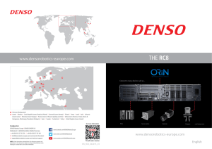 THE RC8 - DENSO Robotics Europe