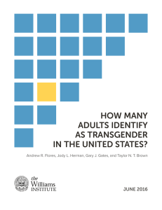 how many adults identify as transgender in the united states?