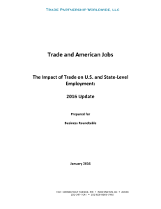 Trade and American Jobs