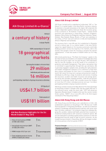 a century of history 18 geographical markets 29 million 16 million