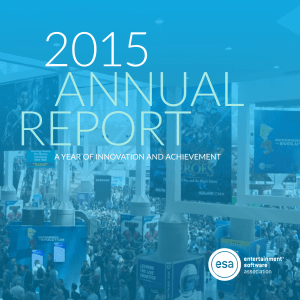 2015 Annual Report - Entertainment Software Association